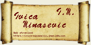 Ivica Minašević vizit kartica